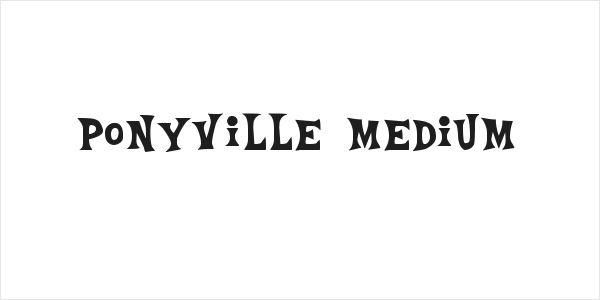 Ponyville Medium Logo