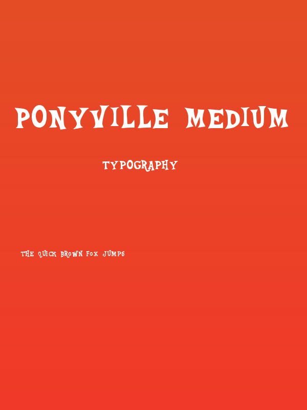 Ponyville Medium Poster