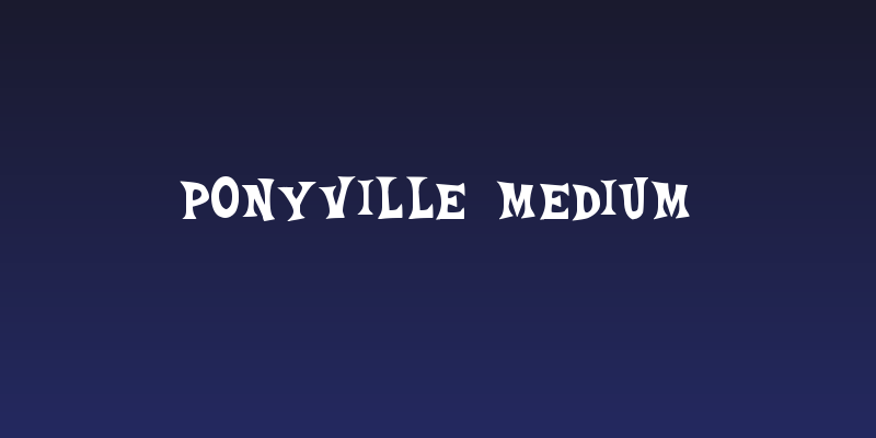 Ponyville Medium Social Header