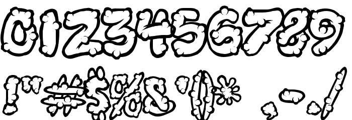 PooCorny Font OTHER CHARS