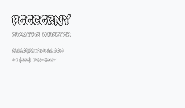 PooCorny Business Card