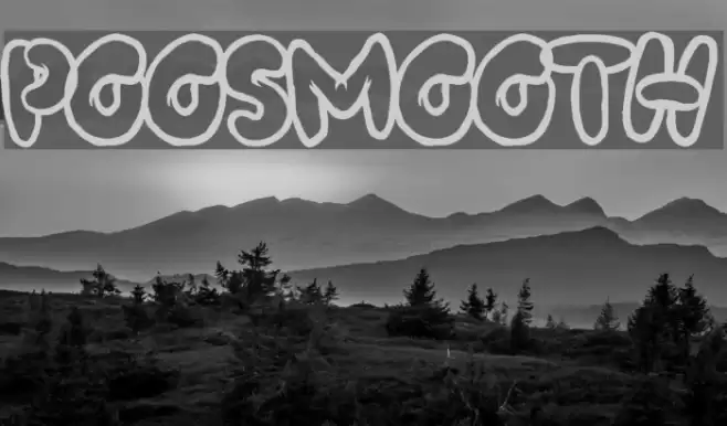 PooSmooth Font examples