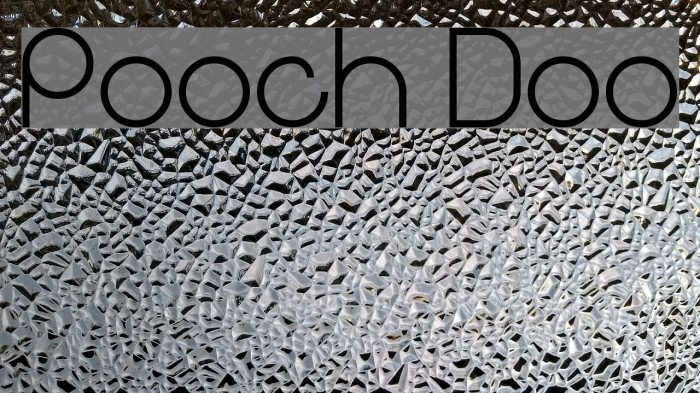 Pooch Doo Font examples