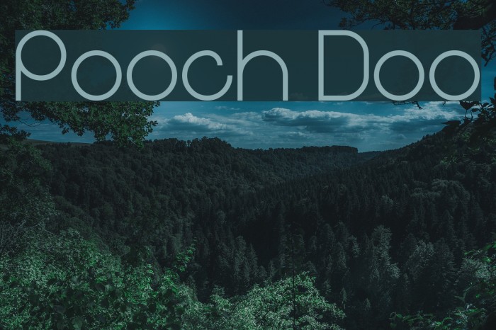 Pooch Doo Font examples
