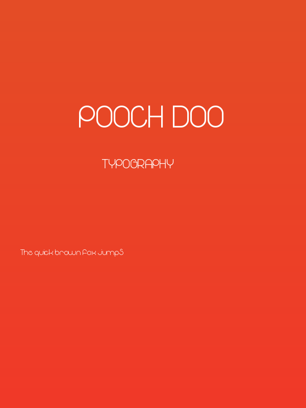 Pooch Doo Poster