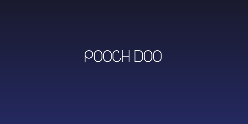 Pooch Doo Social Header