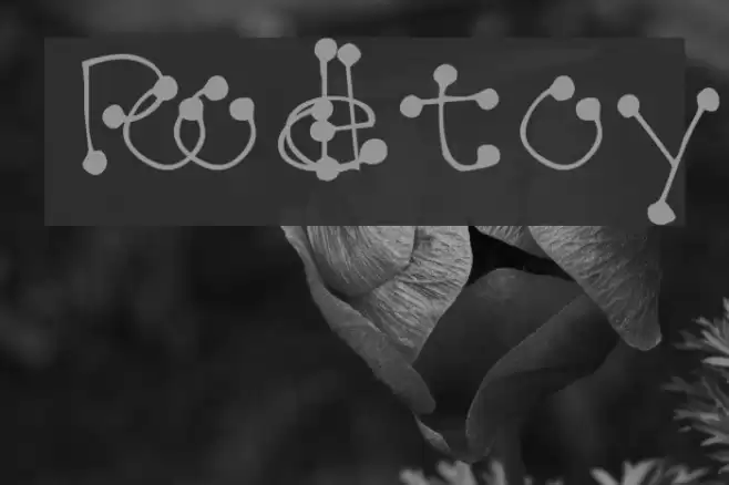 Poodletoy Шрифта examples