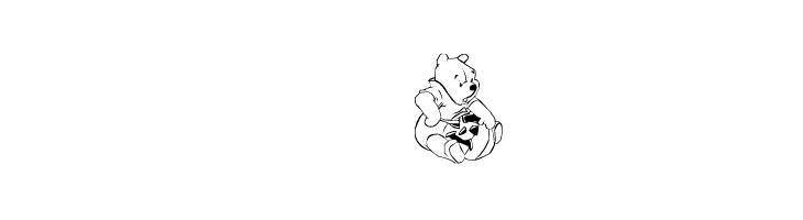 Pooh Bear  नि: शुल्क फ़ॉन्ट्स डाउनलोड