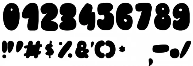 Pooh Regular Font OTHER CHARS