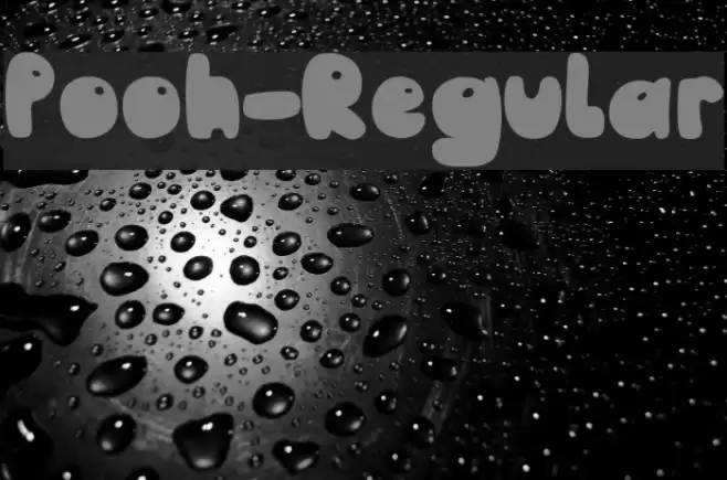 Pooh-Regular フォント examples