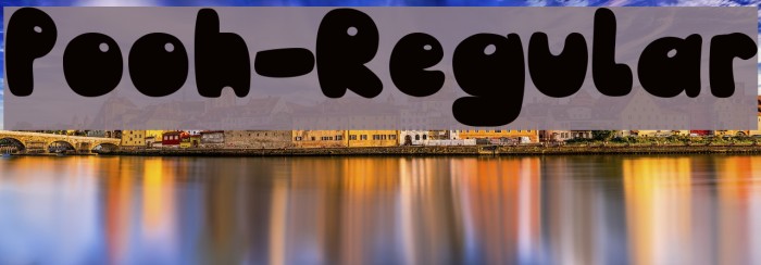 Pooh-Regular Font examples