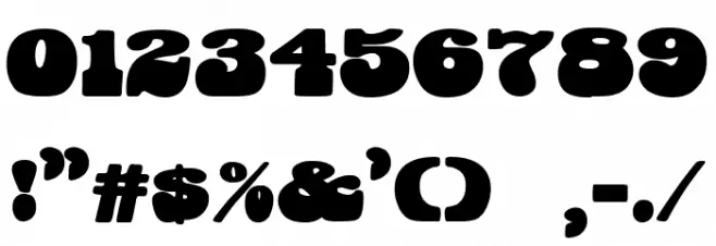 Pool & Beer Font Alte caractere