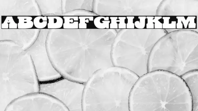 Pool & Beer Font examples