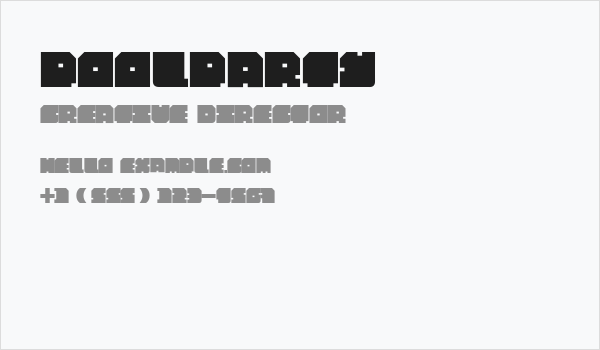 PoolParty Business Card