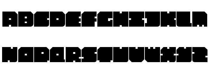 PoolParty Font LOWERCASE