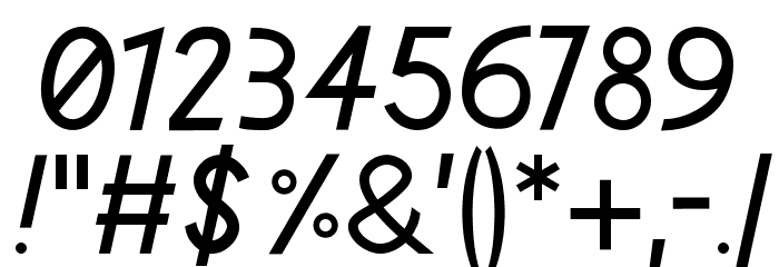 Poolside Regular Font OTHER CHARS