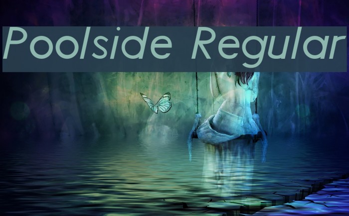 Poolside Regular Font examples