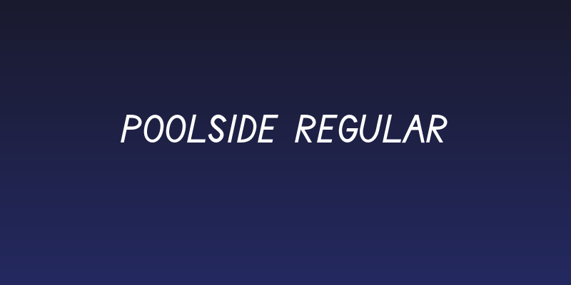 Poolside Regular Social Header
