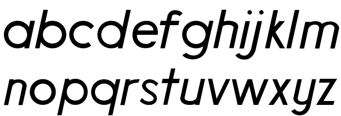 Poolside Regular Font LOWERCASE