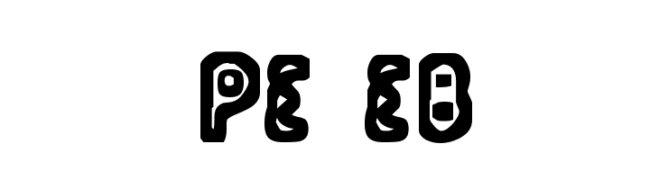 PoopedEyes ExtraBold Шрифта