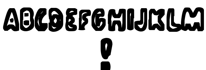 PoopedEyes ExtraBold Font OTHER CHARS