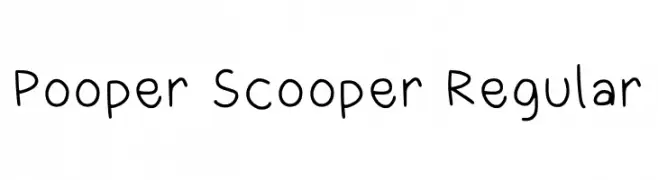Pooper Scooper Regular  font caratteri gratis