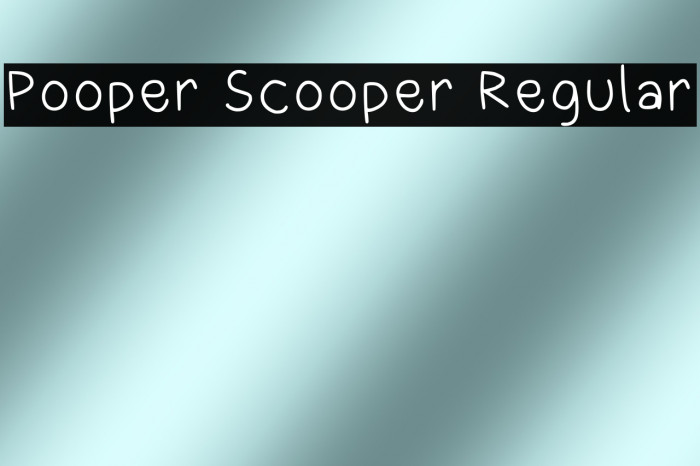 Pooper Scooper Regular Example 2