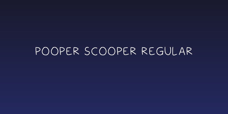 Pooper Scooper Regular Social Header