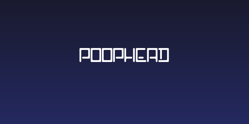 Poophead Social Header