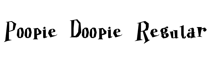 Poopie Doopie Regular  baixar fontes gratis