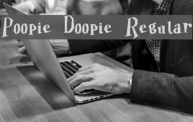 Poopie Doopie Regular Font examples