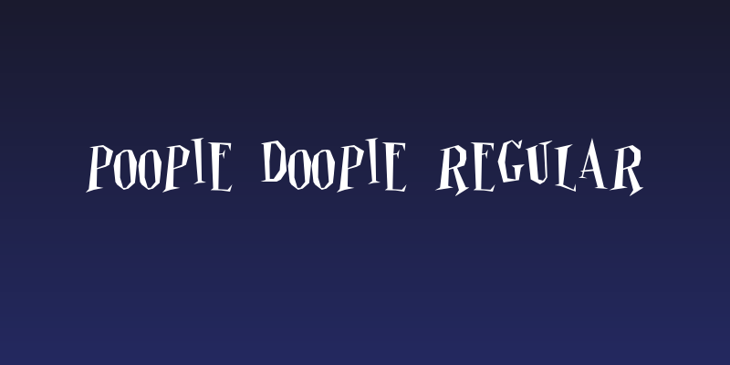 Poopie Doopie Regular Social Header