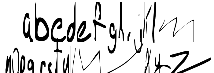 Poopoo Font LOWERCASE