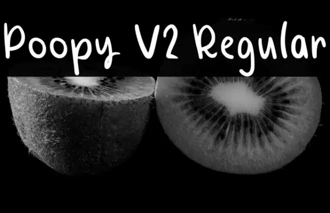Poopy V2 Regular Font examples
