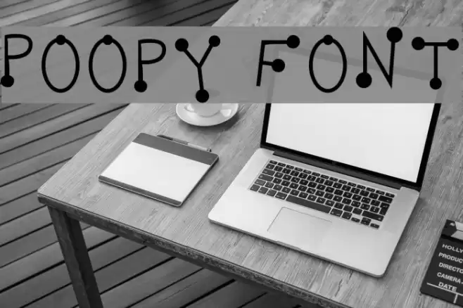 Poopy フォント examples