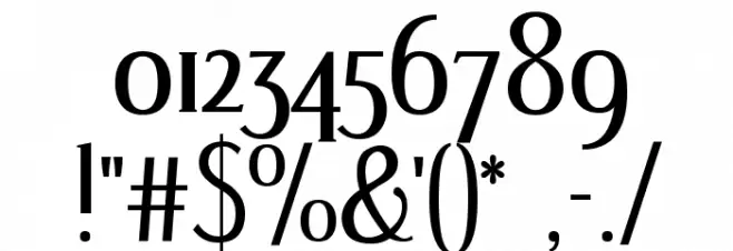 Poor Little Peppina Font OTHER CHARS