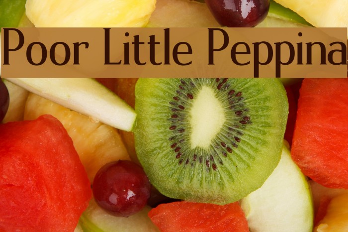 Poor Little Peppina Example 1