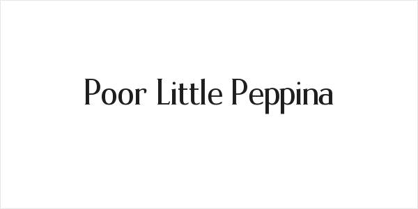 Poor Little Peppina Logo
