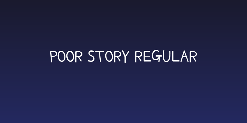 Poor Story Regular Social Header