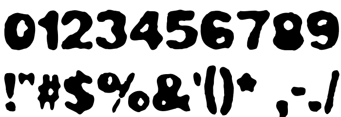 Poorhouse Font OTHER CHARS