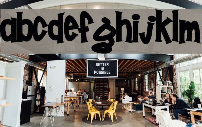Poornut Font examples