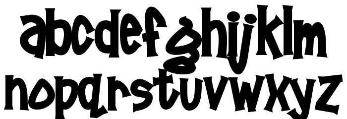 Poornut Font LOWERCASE