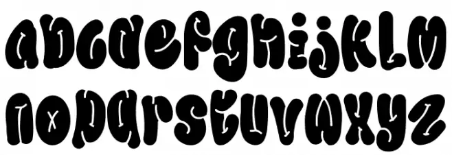 Poozie フォント 小文字