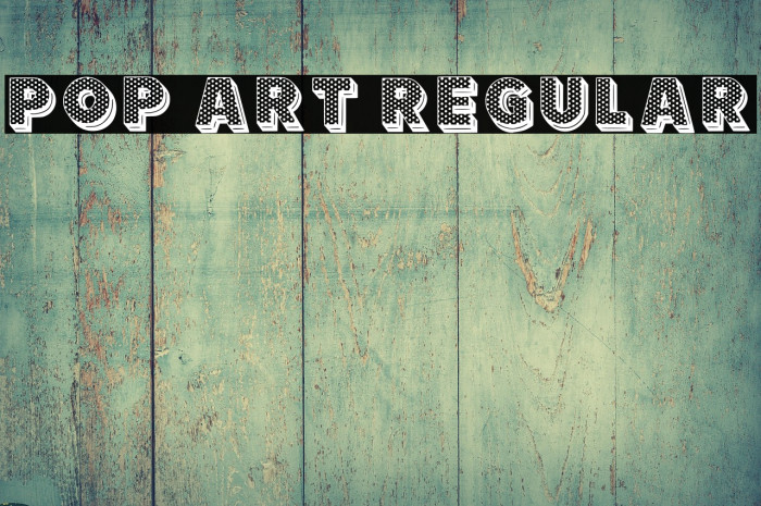 Pop Art Regular Example 3