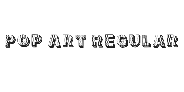 Pop Art Regular Logo