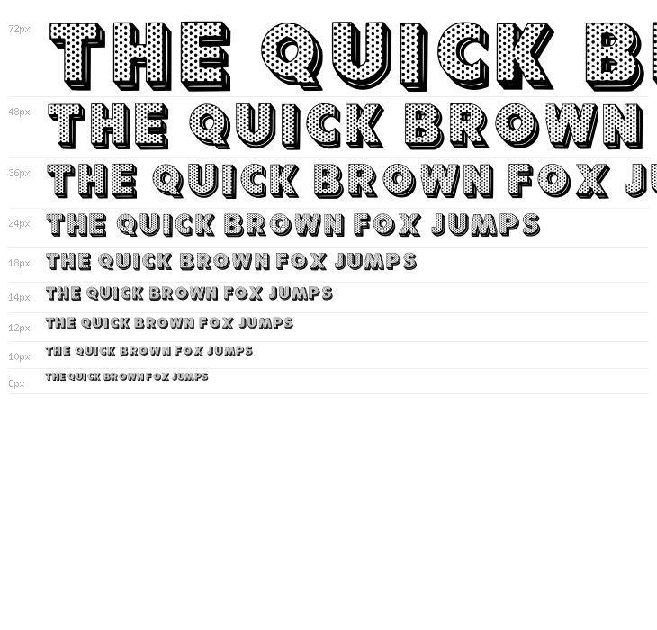 Pop Art Regular Waterfall