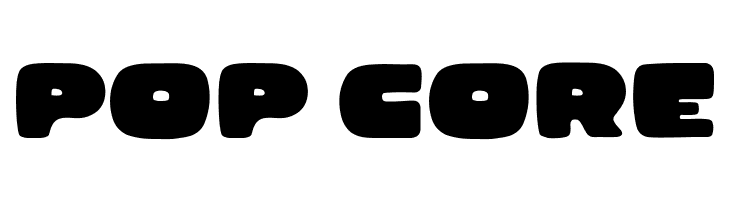 Pop Core  Frei Schriftart Herunterladen