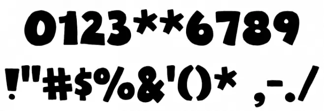 Pop Joint DEMO Regular Font OTHER CHARS