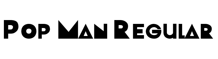 Pop Man Regular  Frei Schriftart Herunterladen