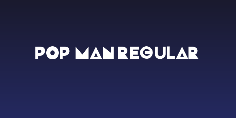 Pop Man Regular Social Header